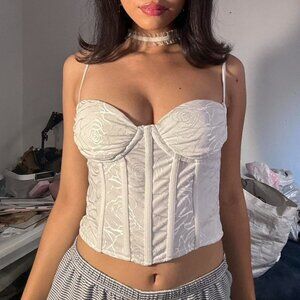 Coquette mesh corset